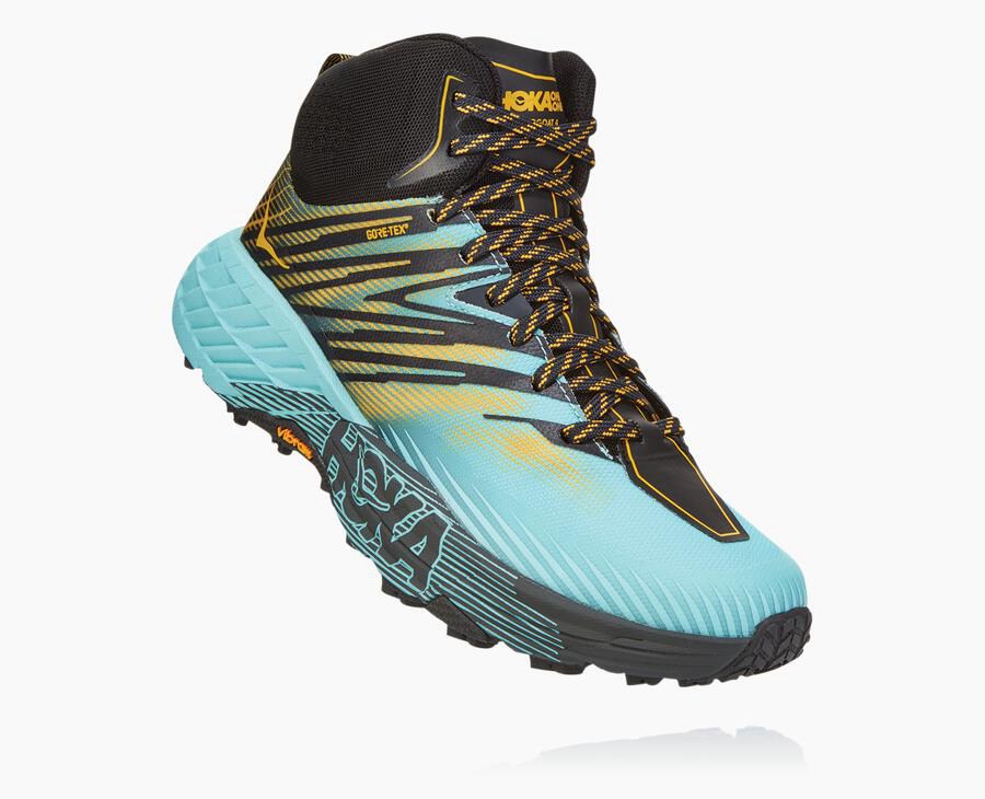 Hoka One One Spor Ayakkabı Kadın Mavi - Speedgoat Mid Gore-Tex 2 - CE4013982